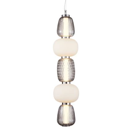 LED Lestenec na vrvici CARO LED/40W/230V sijajni krom