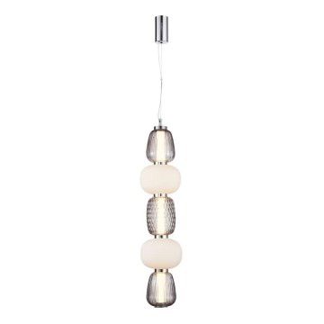 LED Lestenec na vrvici CARO LED/40W/230V sijajni krom