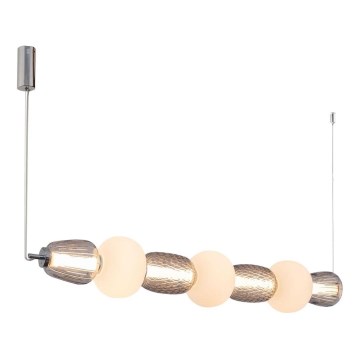 LED Lestenec na vrvici CARO LED/42W/230V sijajni krom