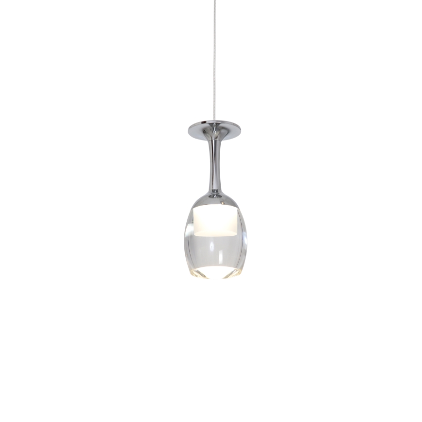 LED Lestenec na vrvici COPPA 1xLED/5W/230V