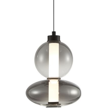 LED Lestenec na vrvici DAPHNE LED/12W/230V siva