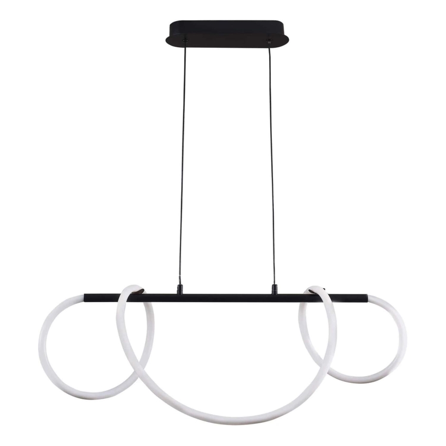 LED Lestenec na vrvici EMMA LED/38W/230V črna