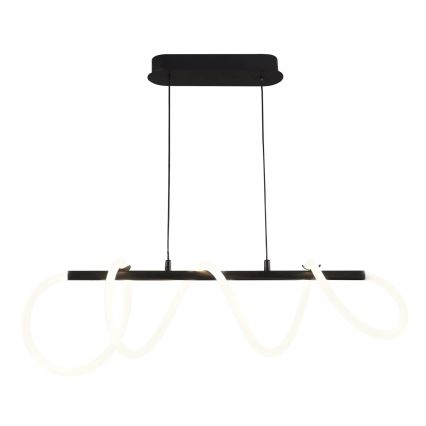 LED Lestenec na vrvici EMMA LED/38W/230V črna