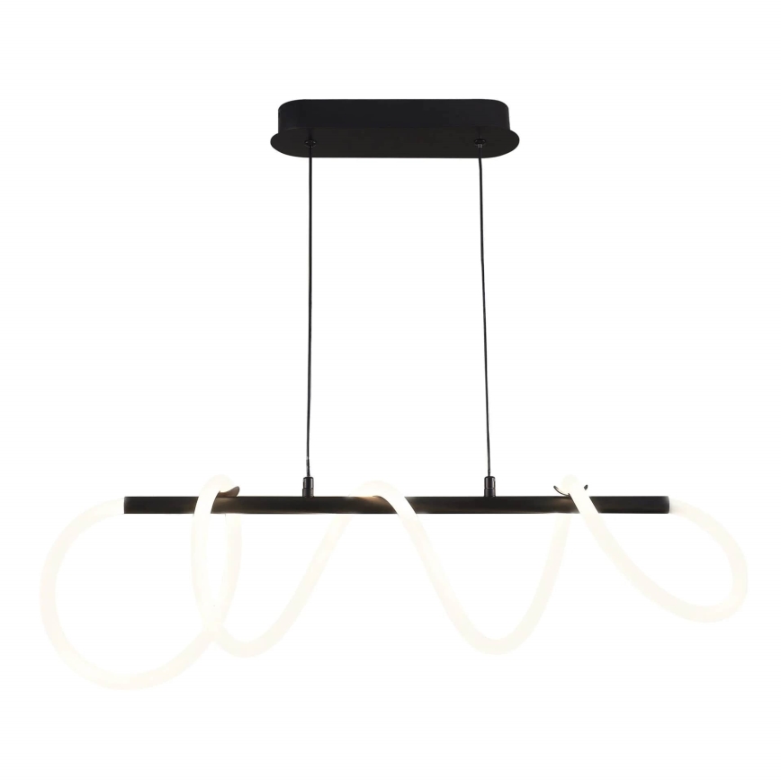LED Lestenec na vrvici EMMA LED/38W/230V črna