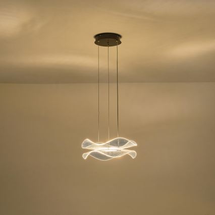 LED Lestenec na vrvici FIRENZE LED/34W/230V 3000K pr. 34 cm