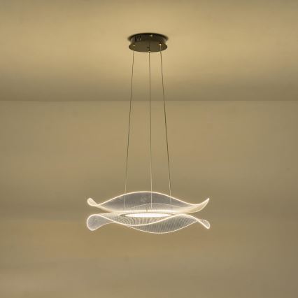 LED Lestenec na vrvici FIRENZE LED/48W/230V 3000K pr. 54 cm