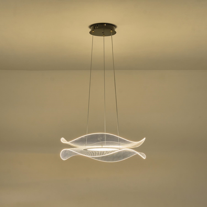 LED Lestenec na vrvici FIRENZE LED/48W/230V 3000K pr. 54 cm