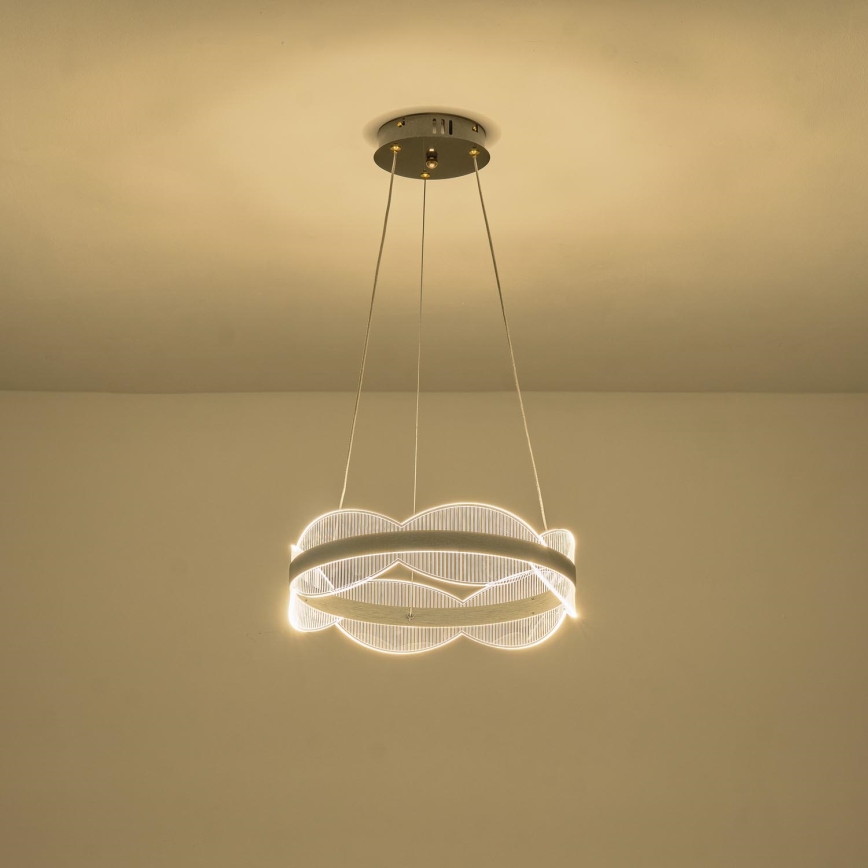 LED Lestenec na vrvici FIRENZE LED/48W/230V 3000K pr. 40 cm