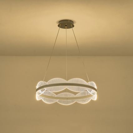 LED Lestenec na vrvici FIRENZE LED/60W/230V 3000K pr. 60 cm
