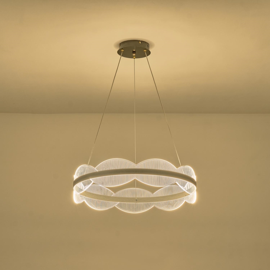 LED Lestenec na vrvici FIRENZE LED/60W/230V 3000K pr. 60 cm