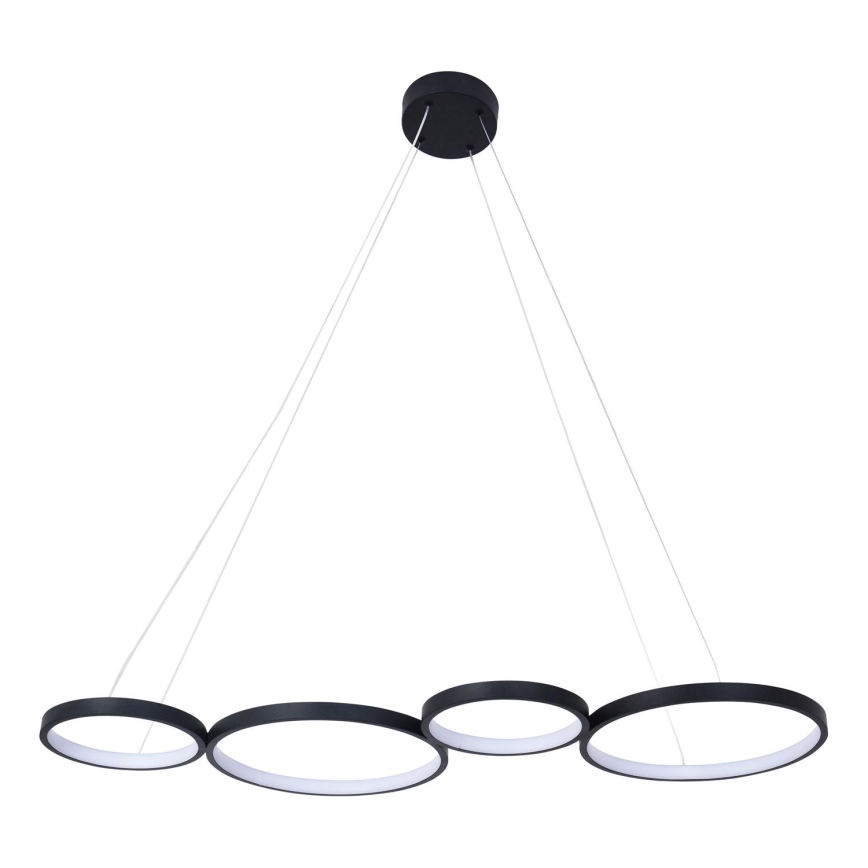 LED Lestenec na vrvici FLAMENCO LED/42W/230V 4000K črna