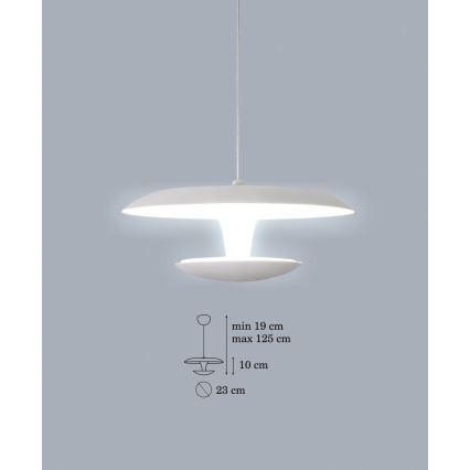 LED Lestenec na vrvici FLY LED 1xLED/15W/230V