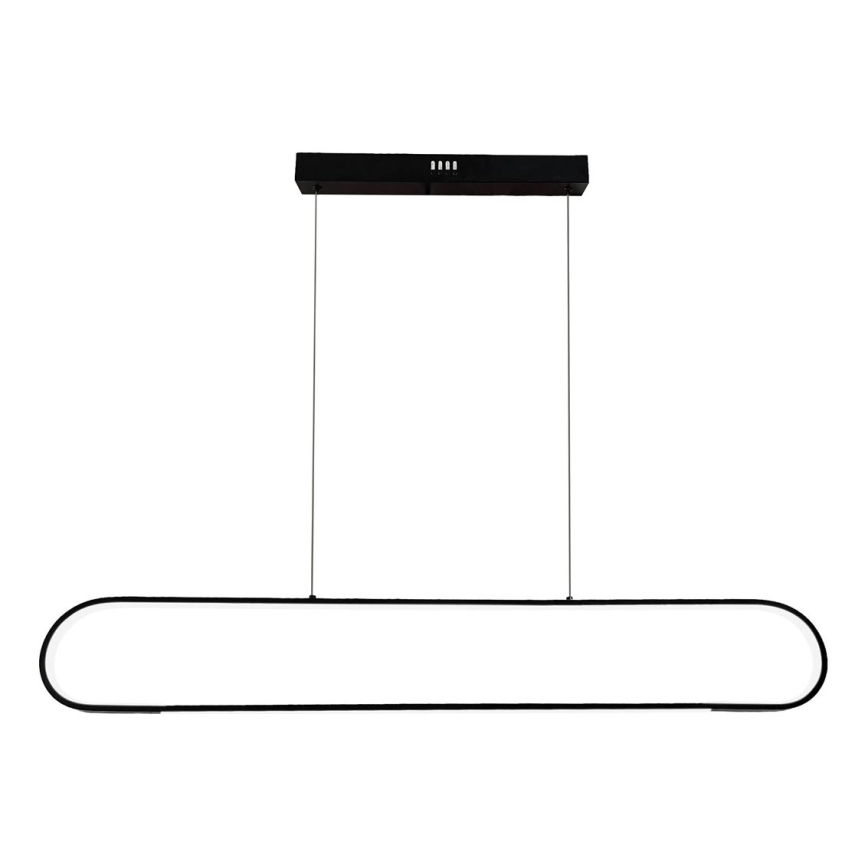 LED Lestenec na vrvici FRAME LED/42W/230V črna