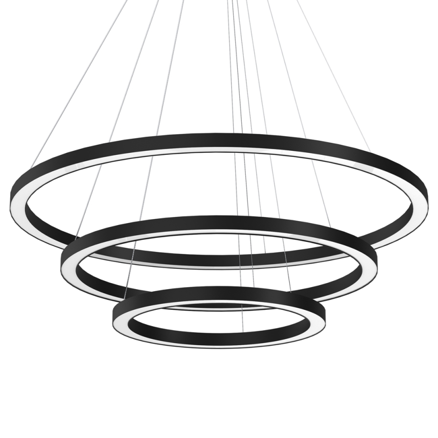 LED Lestenec na vrvici GALAXIA LED/85W/230V črna