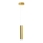 LED Lestenec na vrvici GOLDIE 1xLED/5W/230V zlat