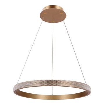LED Lestenec na vrvici HASHIM LED/34W/230V pr. 60 cm baker