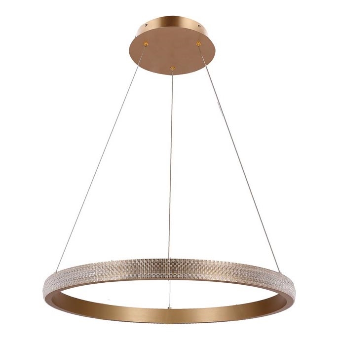 LED Lestenec na vrvici HASHIM LED/34W/230V pr. 60 cm baker