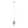 LED Lestenec na vrvici HOLD LED/5W/230V rosegold/bela