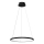 LED Lestenec na vrvici HOOP LED/27W/230V pr. 50 cm 4000K črna