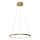 LED Lestenec na vrvici HOOP LED/27W/230V pr. 50 cm 4000K zlata