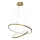 LED Lestenec na vrvici HOOP LED/51W/230V pr. 60 cm 4000K zlata
