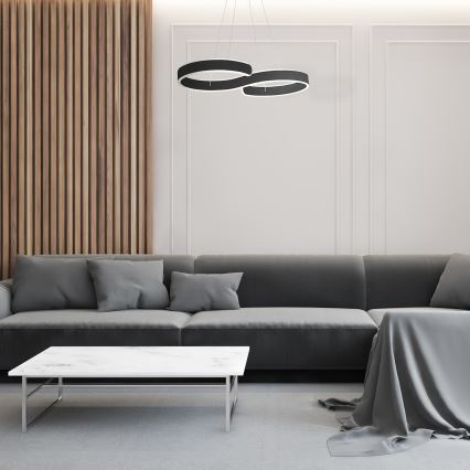 LED Lestenec na vrvici INFINITY LED/50W/230V