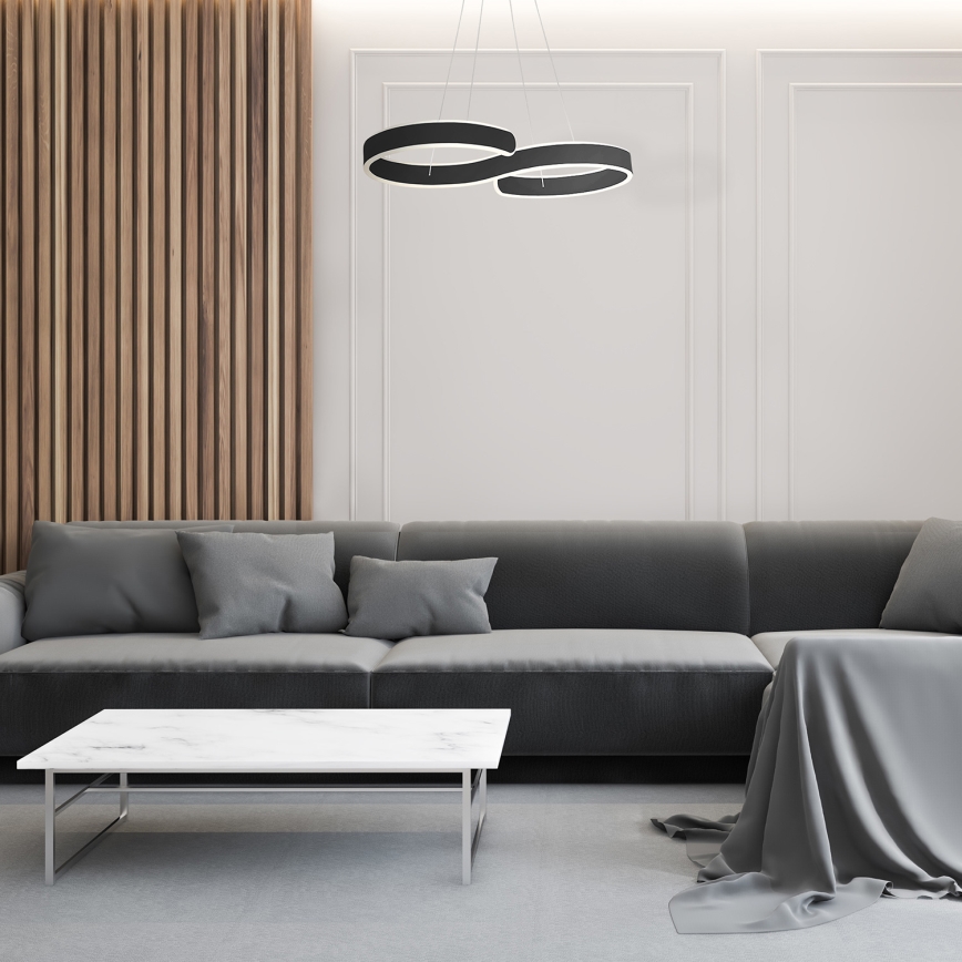 LED Lestenec na vrvici INFINITY LED/50W/230V