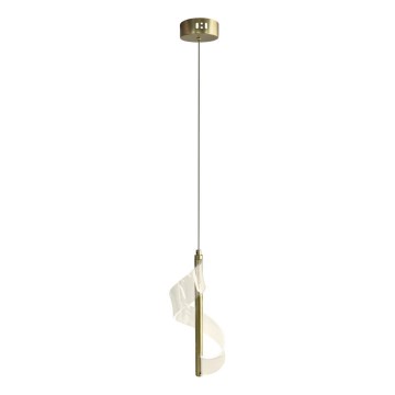 LED Lestenec na vrvici LARGO LED/10W/230V zlata