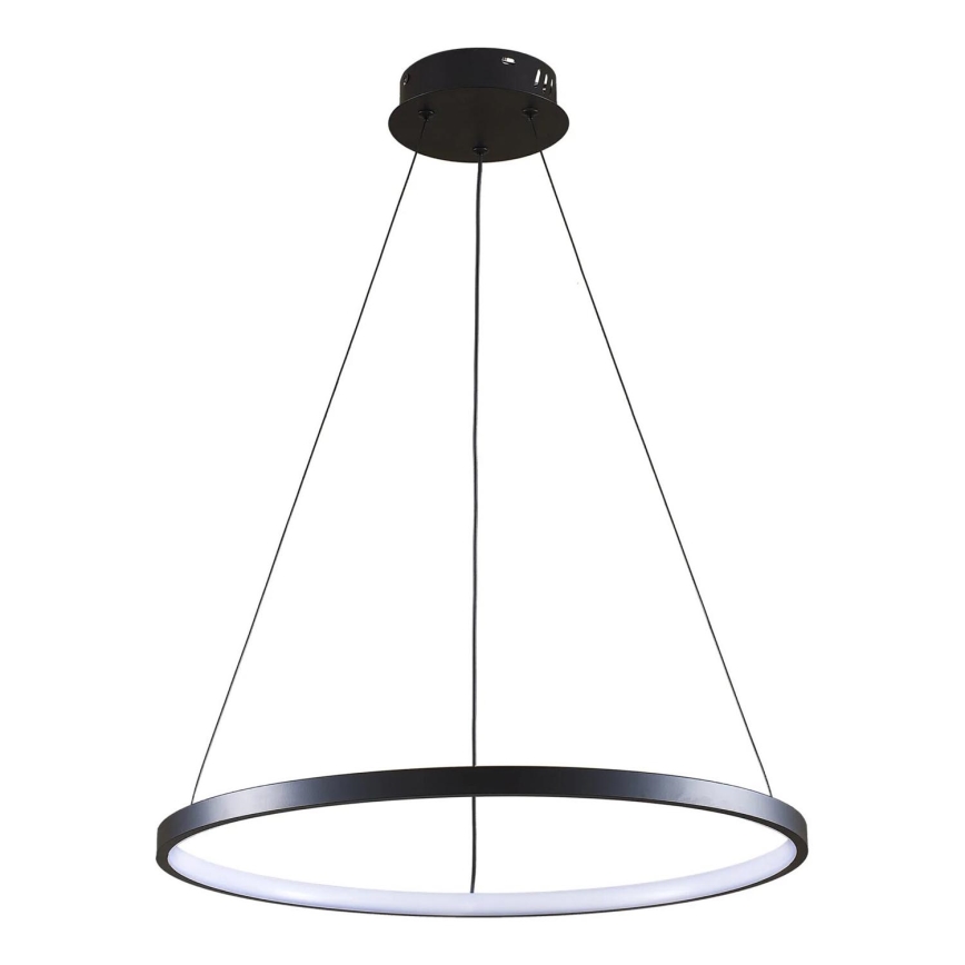 LED Lestenec na vrvici LEA LED/20W/230V 4000K pr. 50 cm črna