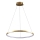 LED Lestenec na vrvici LEA LED/20W/230V 4000K pr. 50 cm zlata
