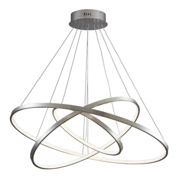 LED Lestenec na vrvici LEA LED/60W/230V 4000K pr. 80 cm mat krom