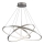 LED Lestenec na vrvici LEA LED/60W/230V 4000K pr. 80 cm mat krom