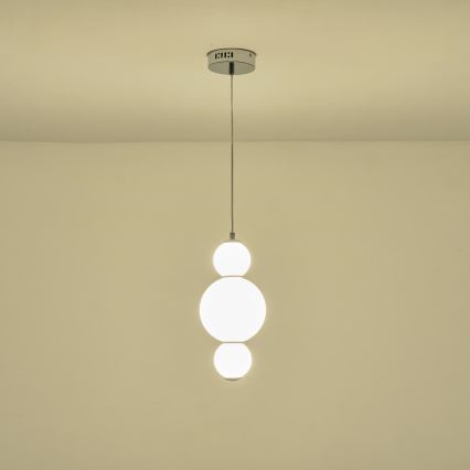LED Lestenec na vrvici LED/12,6W/230V 3000K
