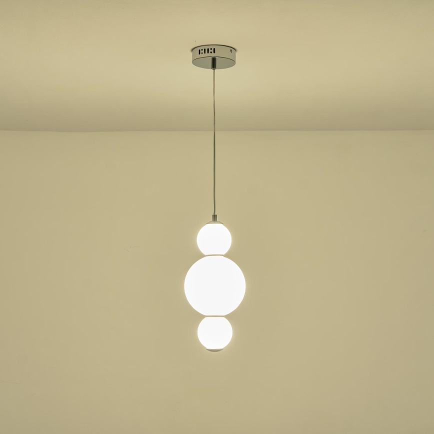 LED Lestenec na vrvici LED/12,6W/230V 3000K