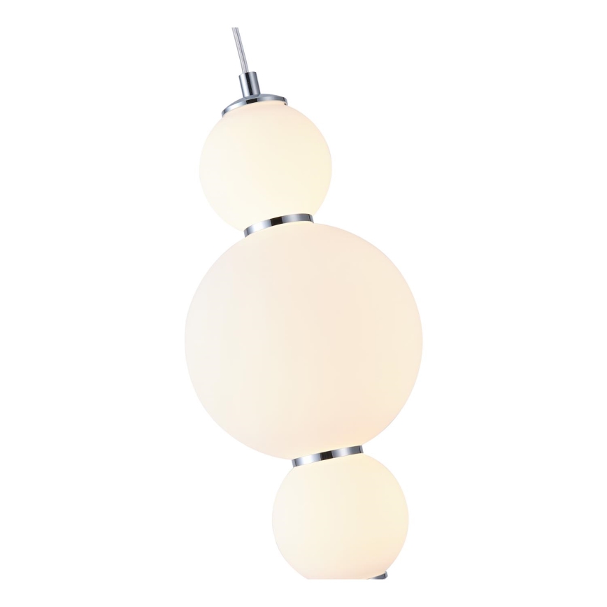 LED Lestenec na vrvici LED/12,6W/230V 3000K