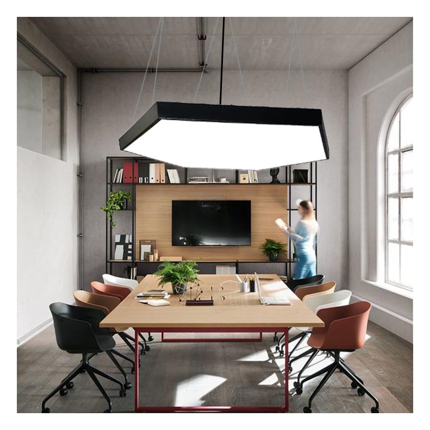 LED Lestenec na vrvici LED/120W/230V 4000K pr. 120 cm