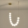 LED Lestenec na vrvici LED/12W/230V 3000K