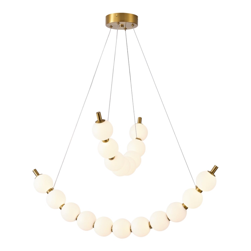 LED Lestenec na vrvici LED/19W/230V 3000K