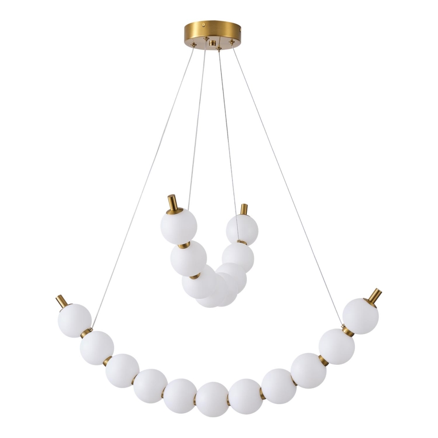 LED Lestenec na vrvici LED/19W/230V 3000K