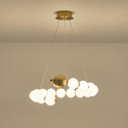 LED Lestenec na vrvici LED/20W/230V 3000K