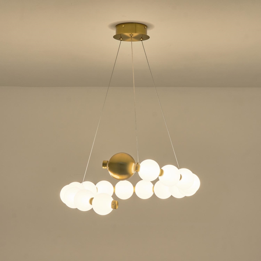 LED Lestenec na vrvici LED/20W/230V 3000K