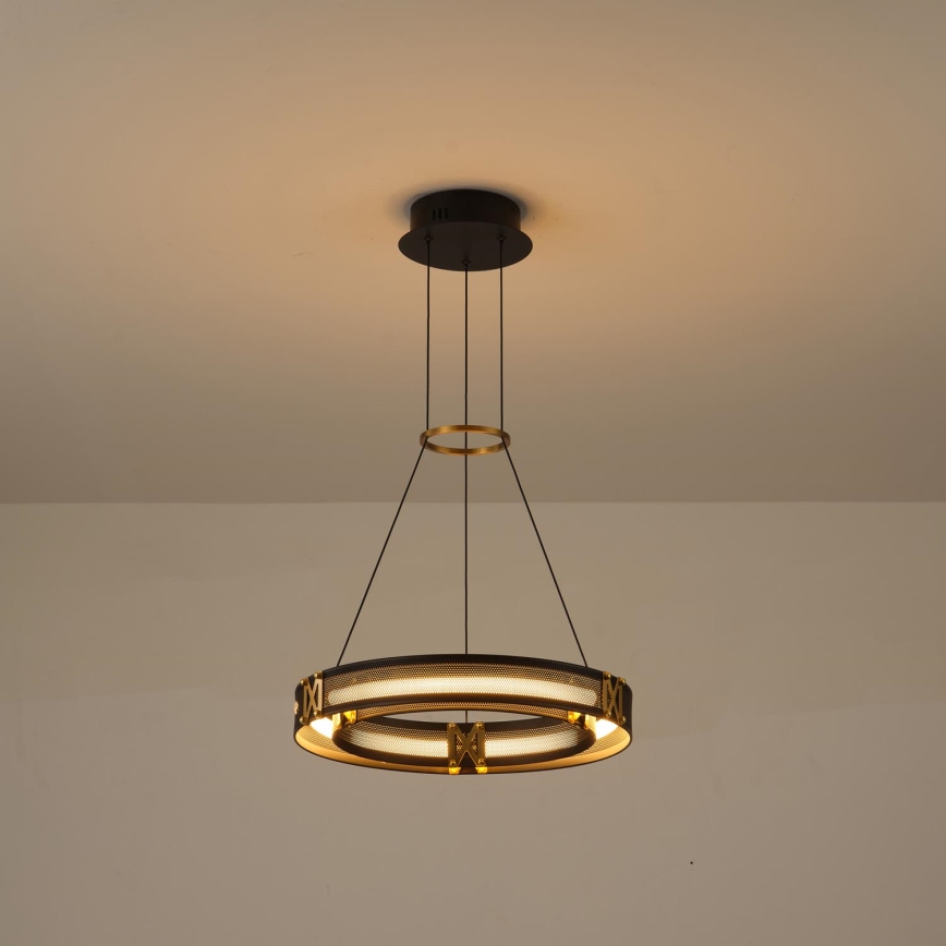 LED Lestenec na vrvici LED/21W/230V 3000K 42x120 cm
