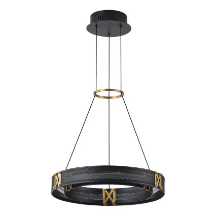 LED Lestenec na vrvici LED/21W/230V 3000K 42x120 cm
