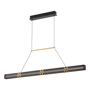 LED Lestenec na vrvici LED/21W/230V 3000K 45x120 cm