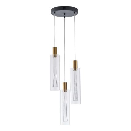 LED Lestenec na vrvici LED/21W/230V 3000K