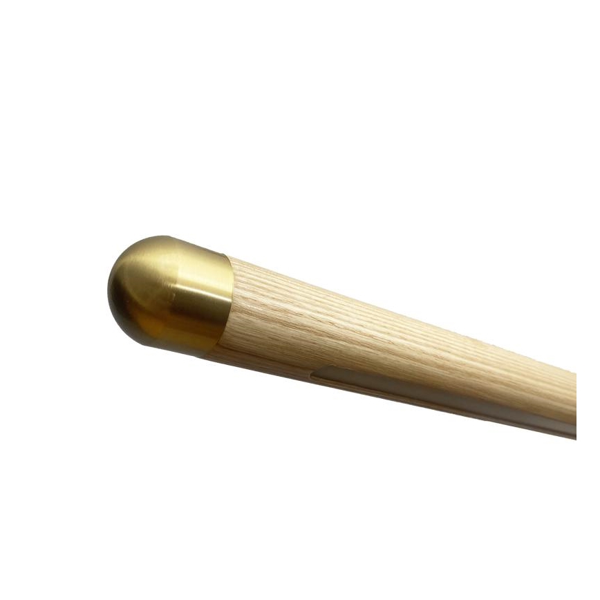 LED Lestenec na vrvici LED/22W/230V 4000K 120 cm pepel/trden les