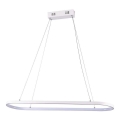 LED Lestenec na vrvici LED/24W/230V 3000K bela