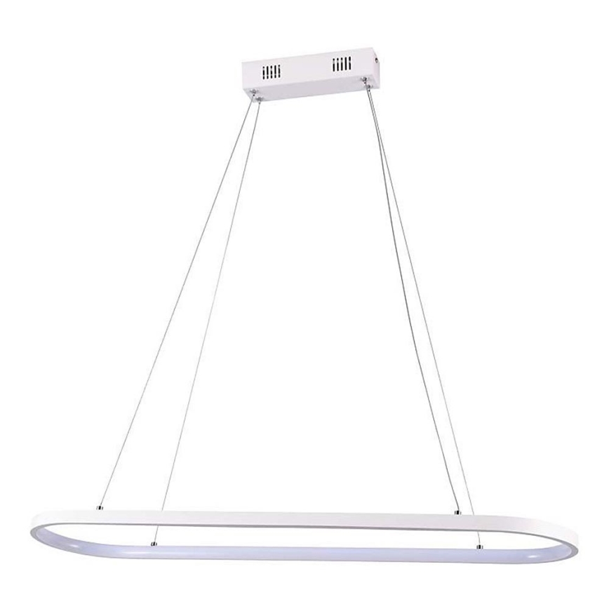 LED Lestenec na vrvici LED/24W/230V 3000K bela