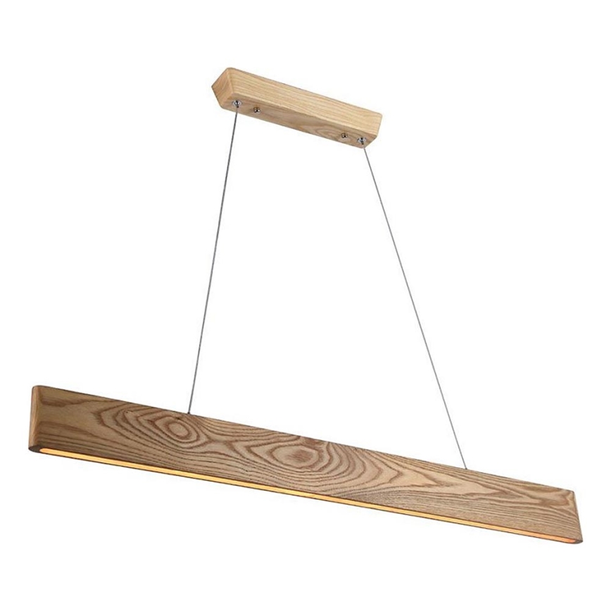 LED Lestenec na vrvici LED/24W/230V 3000K rjava
