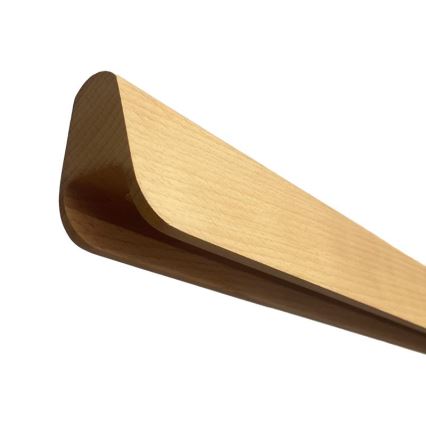 LED Lestenec na vrvici LED/26W/230V 4000K 150 cm bukev/trden les